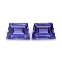 1.56&nbsp;Ct.Tw.Total Carat Weight Blue Sapphire Pair from Ceylon (Sri Lanka) Video