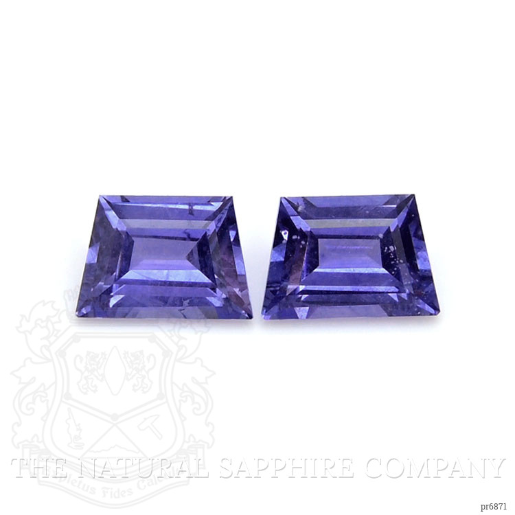1.56 Ct.Tw. Blue Sapphire Pair from Ceylon (Sri Lanka)