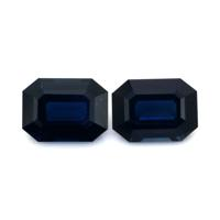 2.69&nbsp;Ct.Tw.Total Carat Weight Blue Sapphire Pair from Ceylon (Sri Lanka) Video