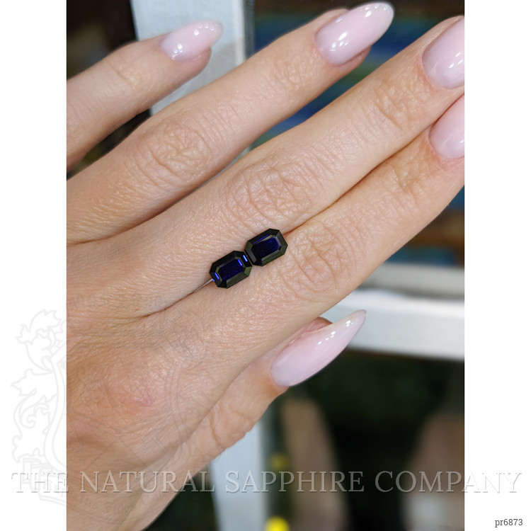 2.69 Ct.Tw. Blue Sapphire Pair from Ceylon (Sri Lanka)