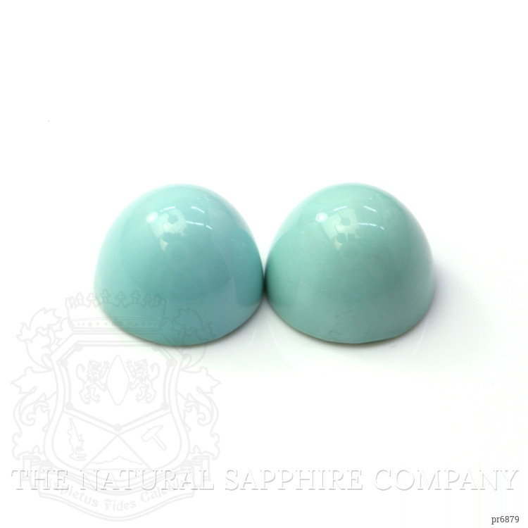 9.63 Ct.Tw. Cabochon Turquoise Pair from United States