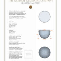 9.63&nbsp;Ct.Tw.Total Carat Weight Cabochon Turquoise Pair from United States 3 D Scan Report