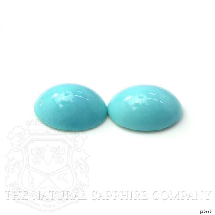 3.12 Ct.Tw. Cabochon Turquoise Pair from United States