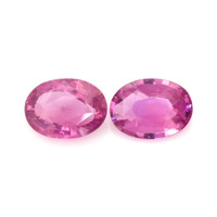 4.97 Ct.Tw.Total Carat Weight Sapphire Pair from Colombia Video