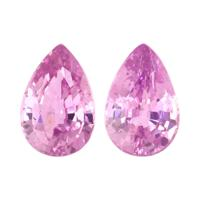 4.43&nbsp;Ct.Tw.Total Carat Weight Purplish Pink Sapphire Pair from Ceylon (Sri Lanka) Video