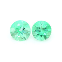 1.55 Ct.Tw.Total Carat Weight Emerald Pair from Colombia Video