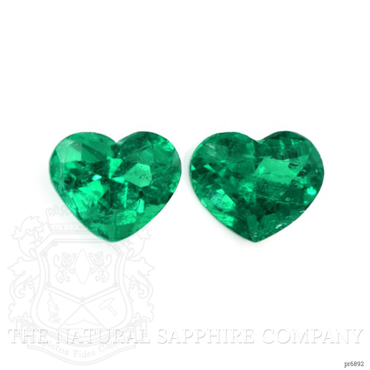 1.07 Ct.Tw. Emerald Pair from Zambia