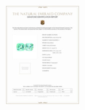 1.44 Ct.Tw.Total Carat Weight Emerald Pair from Colombia Scan Report
