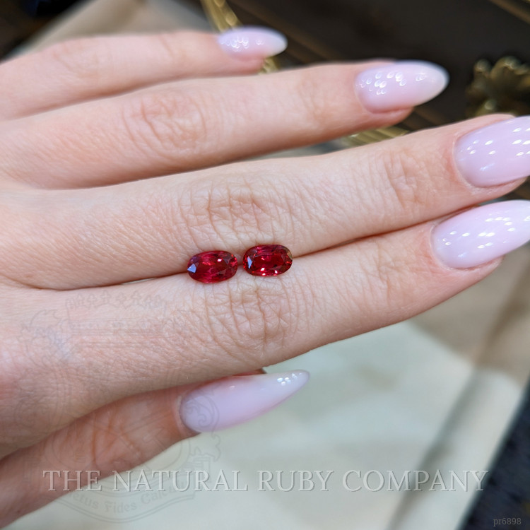 2.40 Ct.Tw. Ruby Pair from Mozambique