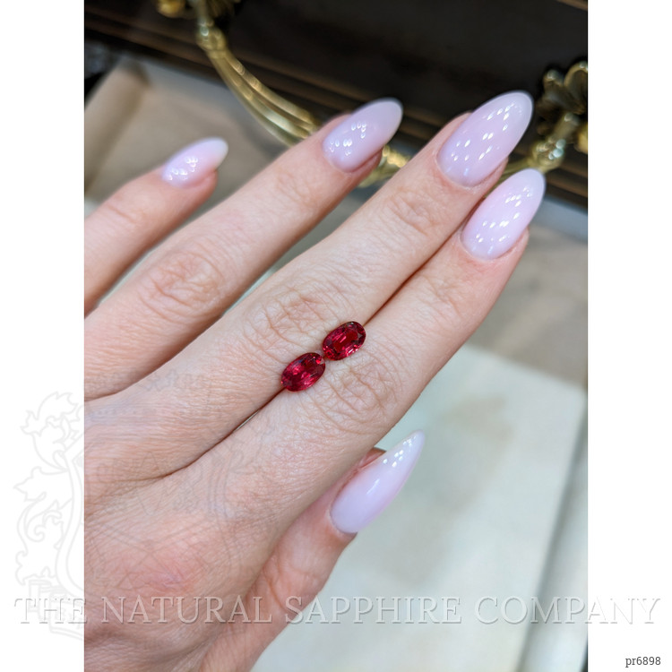 2.40 Ct.Tw. Ruby Pair from Mozambique