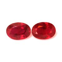 3.80&nbsp;Ct.Tw.Total Carat Weight Ruby Pair from Burma (Myanmar) Video