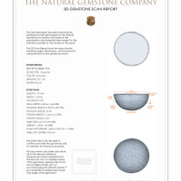 2.28 Ct.Tw.Total Carat Weight Cabochon Turquoise Pair from United States 3 D Scan Report