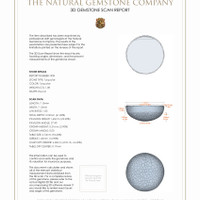 2.28 Ct.Tw.Total Carat Weight Cabochon Turquoise Pair from United States 3 D Scan Report