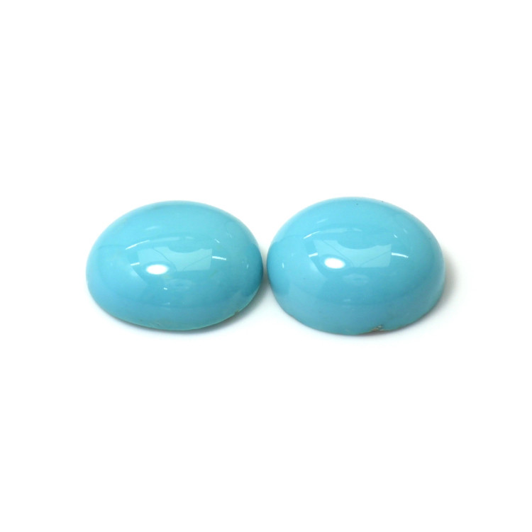 9.48 Ct.Tw. Cabochon Turquoise Pair from United States