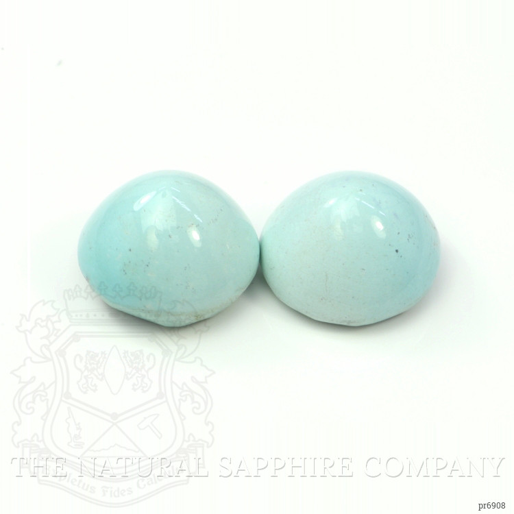 33.71 Ct.Tw. Cabochon Turquoise Pair from United States