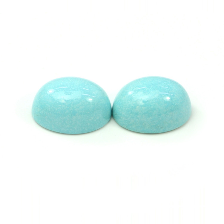 23.57 Ct.Tw. Cabochon Turquoise Pair from United States