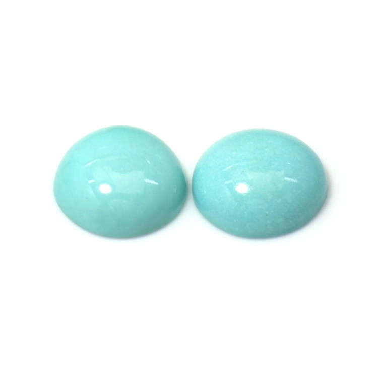 1.73 Ct.Tw. Cabochon Turquoise Pair from United States