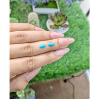 1.03&nbsp;Ct.Tw.Total Carat Weight Cabochon Turquoise Pair from United States Life Style