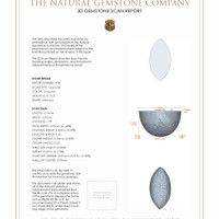 1.03&nbsp;Ct.Tw.Total Carat Weight Cabochon Turquoise Pair from United States 3 D Scan Report