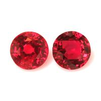 2.66 Ct.Tw.Total Carat Weight Ruby Pair from Mozambique Video