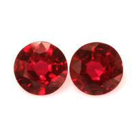 1.54 Ct.Tw.Total Carat Weight Ruby Pair from Mozambique Video