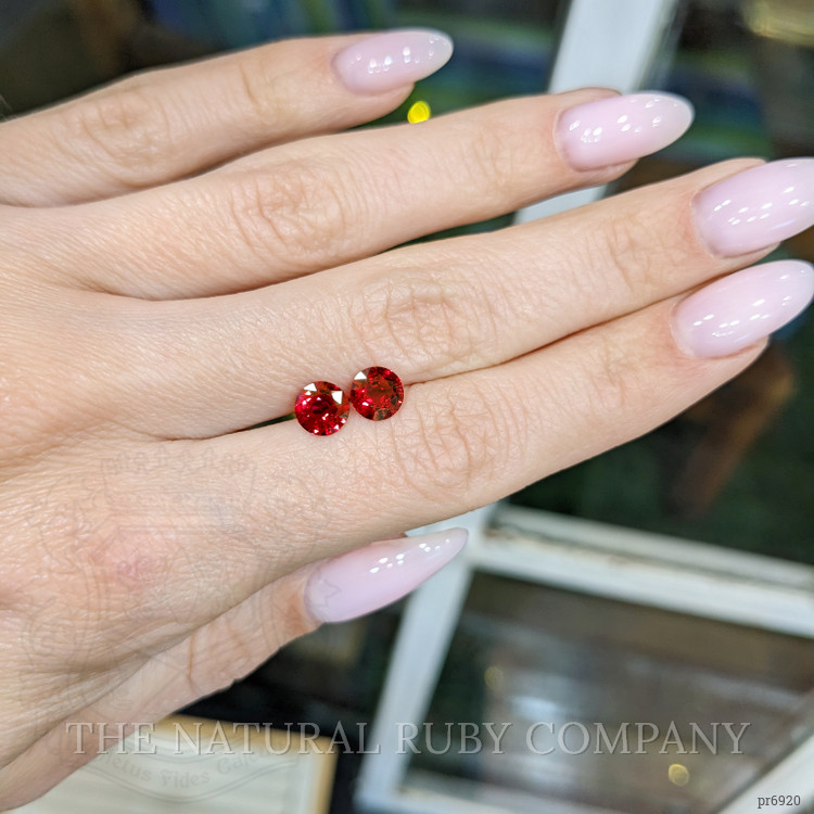 1.54 Ct.Tw. Ruby Pair from Mozambique