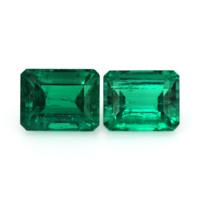 1.62 Ct.Tw.Total Carat Weight Emerald Pair from Colombia Video