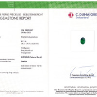 10.37 Ct.Tw.Total Carat Weight Emerald Pair from Zambia Scan Report
