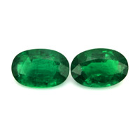 10.37 Ct.Tw.Total Carat Weight Emerald Pair from Zambia Video
