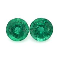 2.73 Ct.Tw.Total Carat Weight Emerald Pair from Zambia Video
