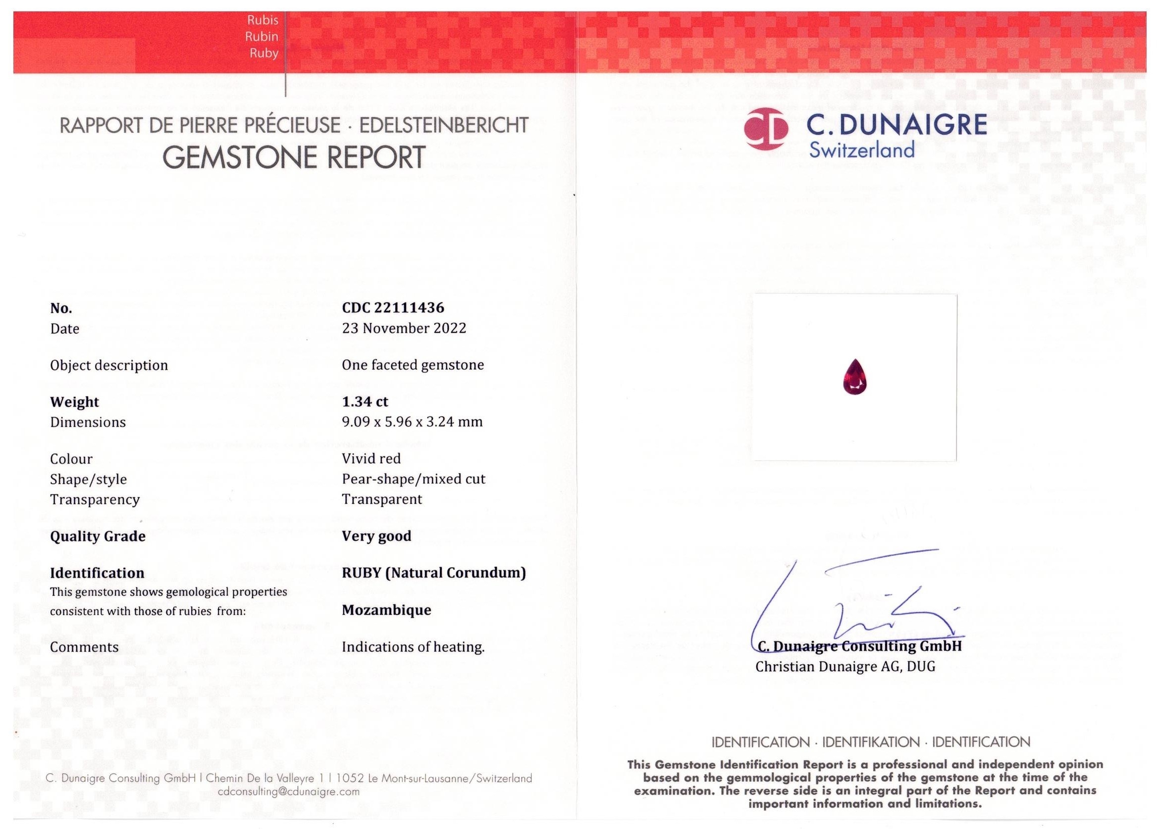 2.61 Ct.Tw. Ruby Pair from Mozambique