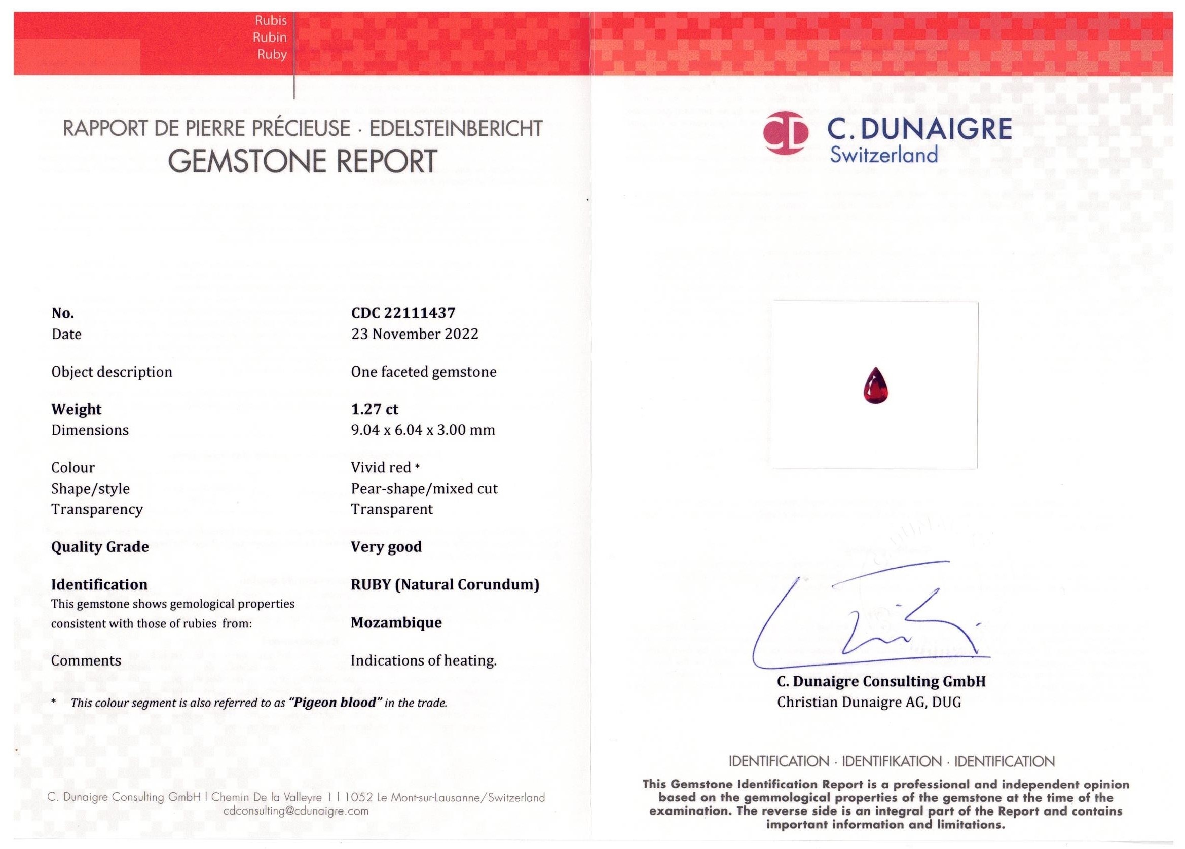 2.61 Ct.Tw. Ruby Pair from Mozambique