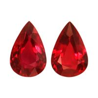 2.61 Ct.Tw.Total Carat Weight Ruby Pair from Mozambique Video