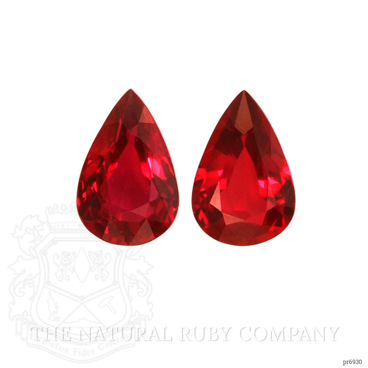 2.61 Ct.Tw. Ruby Pair from Mozambique