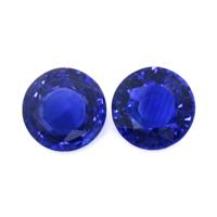 2.43&nbsp;Ct.Tw.Total Carat Weight Blue Sapphire Pair from Ceylon (Sri Lanka) Video