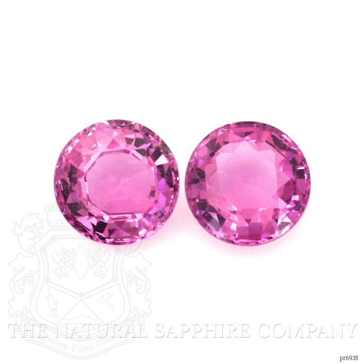 2.72 Ct.Tw. Purplish Pink Sapphire Pair from Ceylon (Sri Lanka)