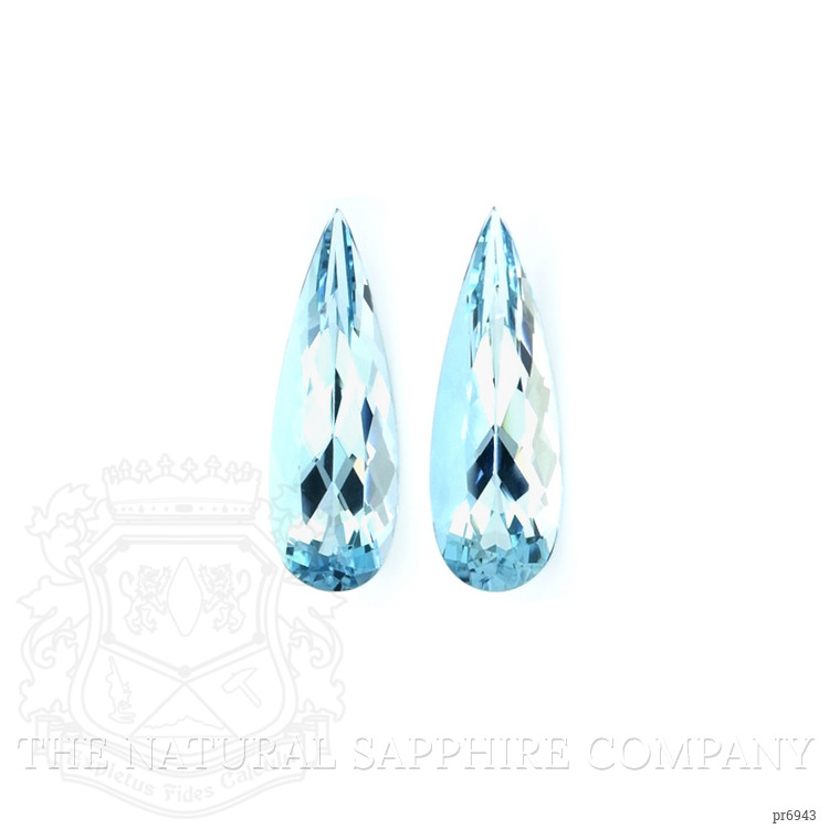 6.31 Ct.Tw. Aquamarine Pair from Brazil