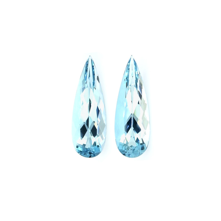 6.31 Ct.Tw. Aquamarine Pair from Brazil