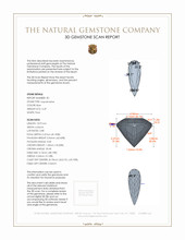 6.31&nbsp;Ct.Tw.Total Carat Weight Aquamarine Pair from Brazil 3 D Scan Report