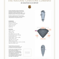 6.31 Ct.Tw.Total Carat Weight Aquamarine Pair from Brazil 3 D Scan Report