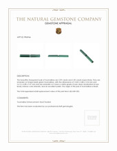 4.39 Ct.Tw.Total Carat Weight Tourmaline Pair from Brazil Appraisal