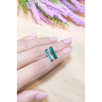 4.39 Ct.Tw.Total Carat Weight Tourmaline Pair from Brazil Life Style