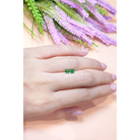 0.81 Ct.Tw.Total Carat Weight Tsavorite Garnet Pair from Tanzania Life Style