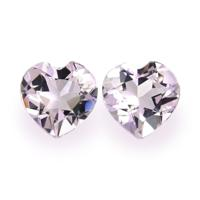 1.34 Ct.Tw.Total Carat Weight Morganite Pair from Brazil Video