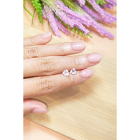 1.34 Ct.Tw.Total Carat Weight Morganite Pair from Brazil Life Style