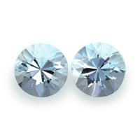 1.49 Ct.Tw.Total Carat Weight Aquamarine Pair from Brazil Video