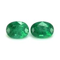 1.51 Ct.Tw.Total Carat Weight Emerald Pair from Brazil Video