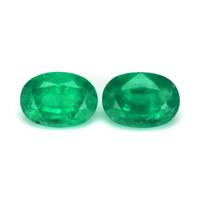 1.69 Ct.Tw.Total Carat Weight Emerald Pair from Brazil Video