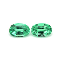 0.87 Ct.Tw.Total Carat Weight Emerald Pair from Brazil Video