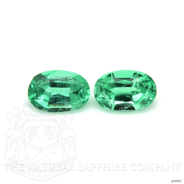 0.87 Ct.Tw. Emerald Pair from Brazil